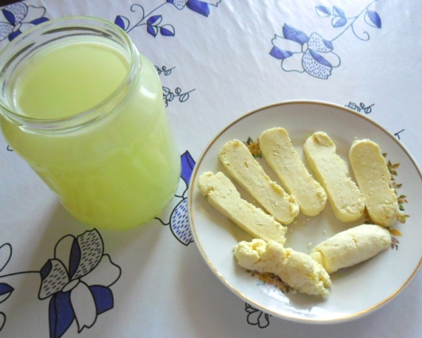 панир и сыворотка