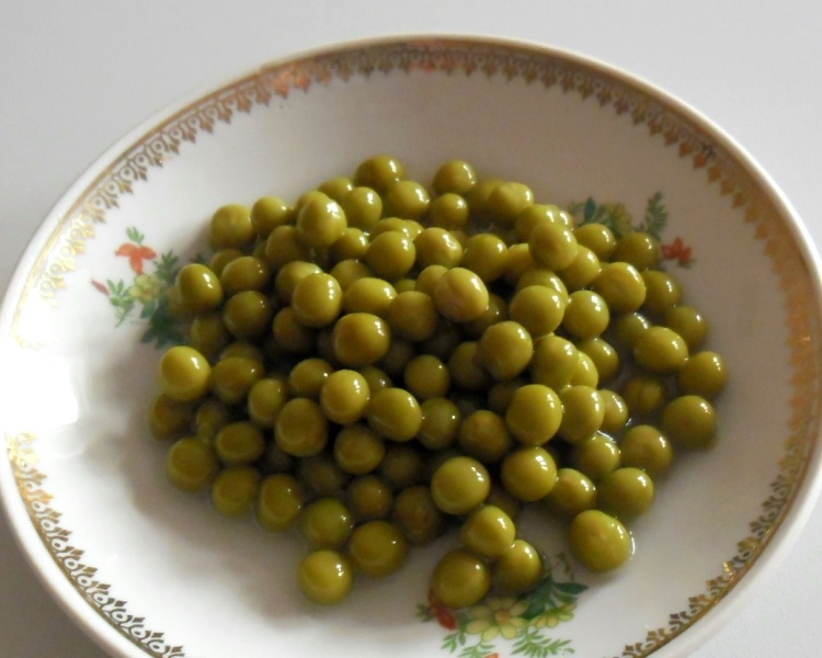 зелёный горошек